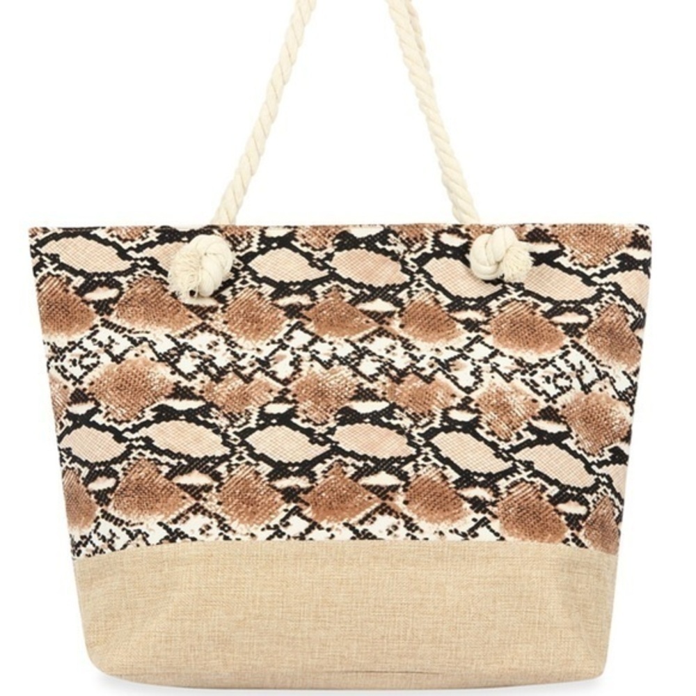 🎊HP🎊🆕Snake skin faux tote